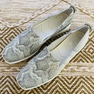 New Franco Sarto Boston Slip On Leather Sneakers